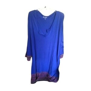 ⏰50% OFF Coolibar Bamboo Blue Long Sleeve 50+ UV Protection Cover-up Size 3X